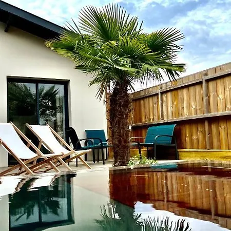La Villa Canopee - Piscine Chauffee-Fibre-Clim-Jacuzzi Gujan-Mestras Exterior photo